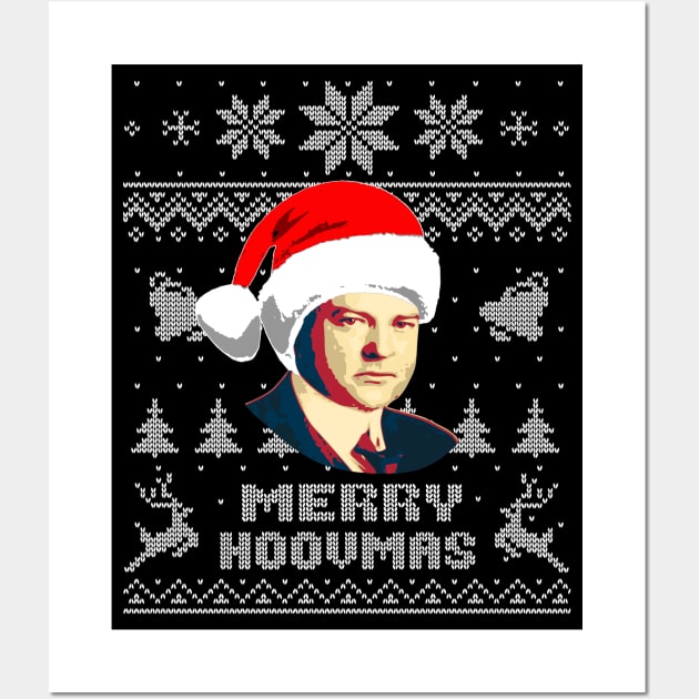 Herbert Hoover Funny Christmas Wall Art by Nerd_art